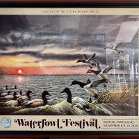 2024 Ronnie Wells Poster "Cans In the Decoys" Framed